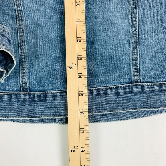 Old Navy Toddler Size 4T Unsex Blue Jean Denim All Year Round Jacket - Picture 6 of 7